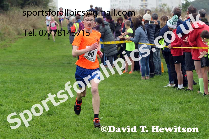 Boys and Girls under-15s, 2021 Farringdon Open Cross Country, Sunderland . Photo: David T. Hewitson/Sports for All Pics